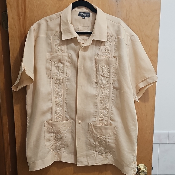 Successo Other - Guayabera Shirt 100% Linen